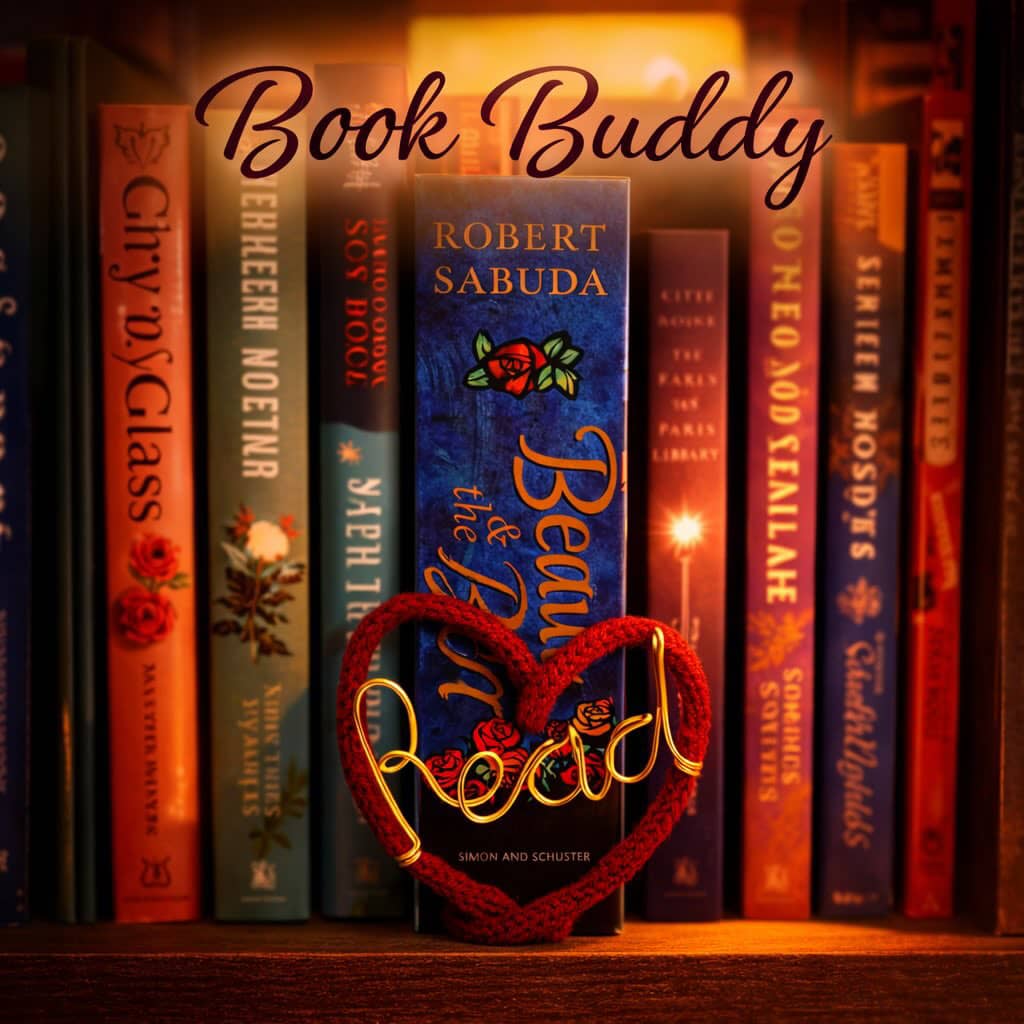 Bookish Knitted Wire Art, bookshelf decor