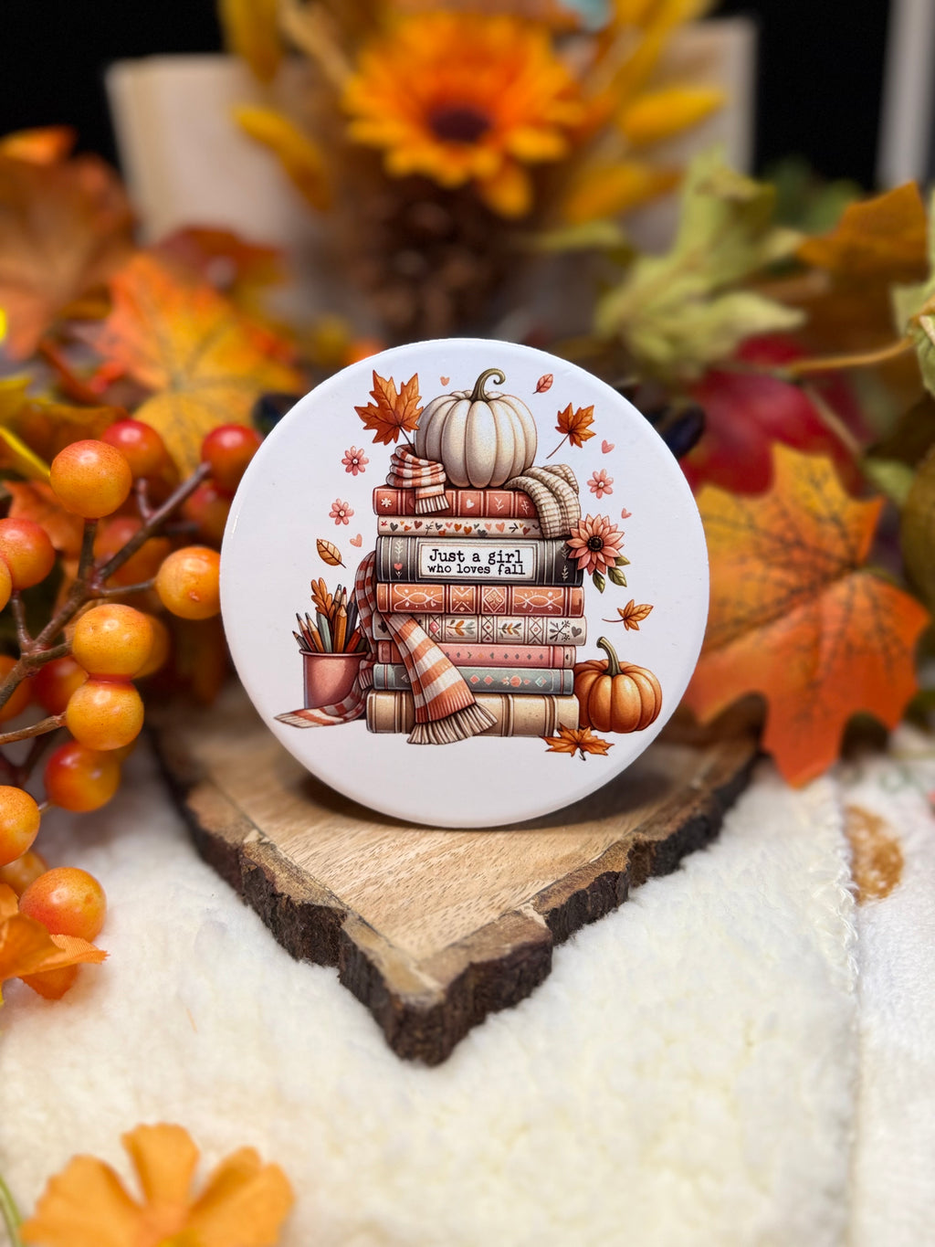 Girl who loves fall coaster