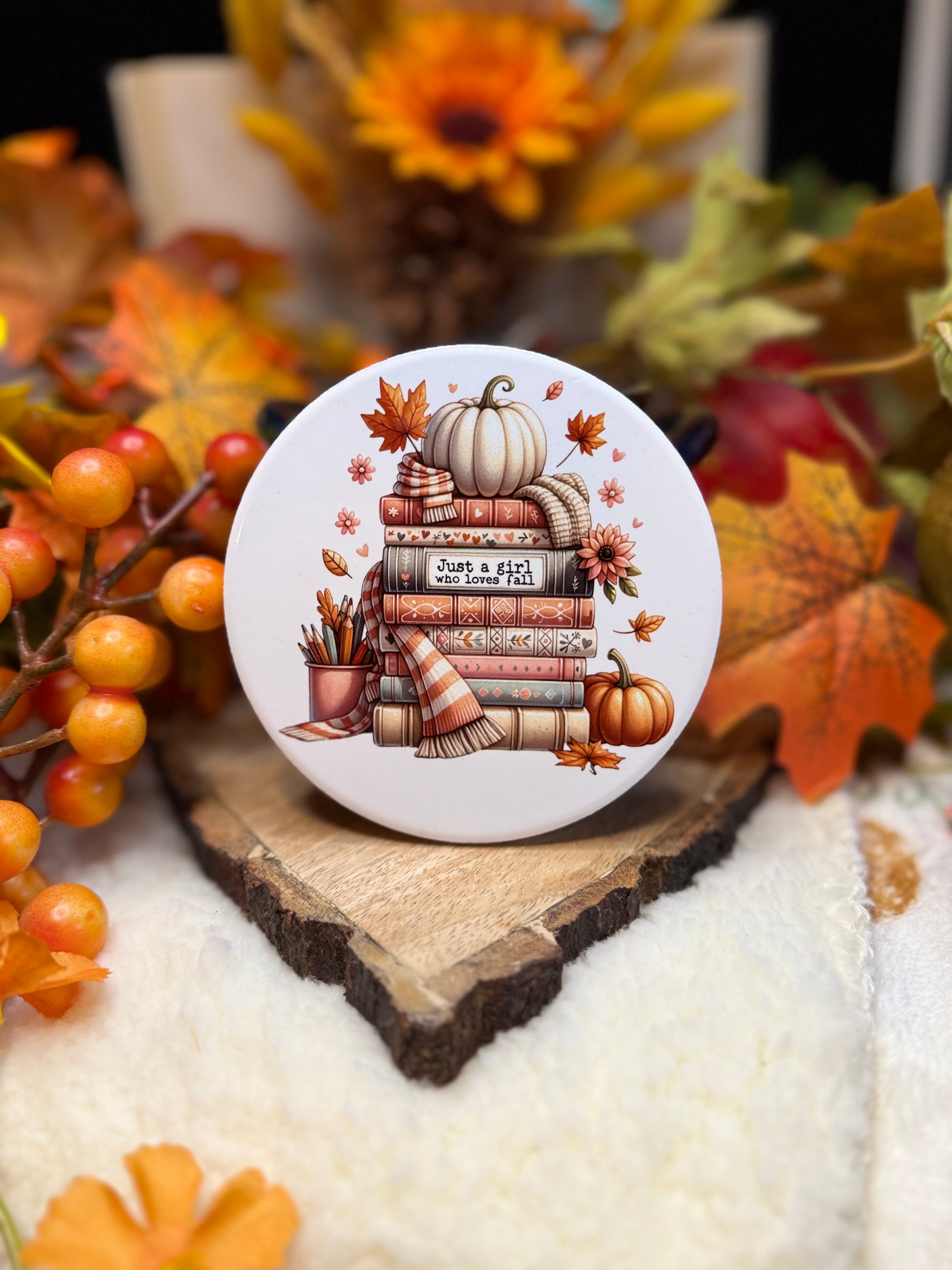 Girl who loves fall coaster