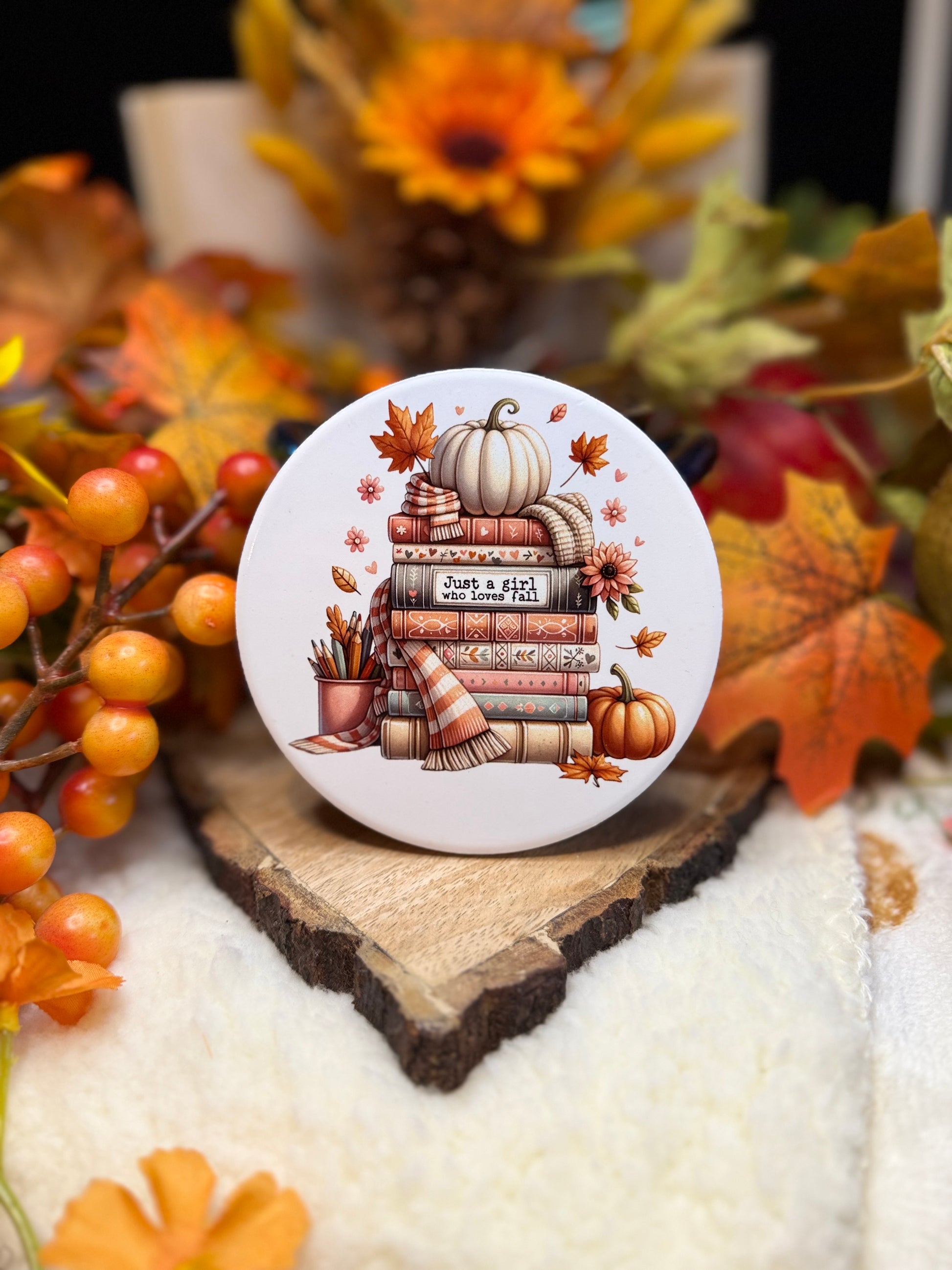 Girl who loves fall coaster