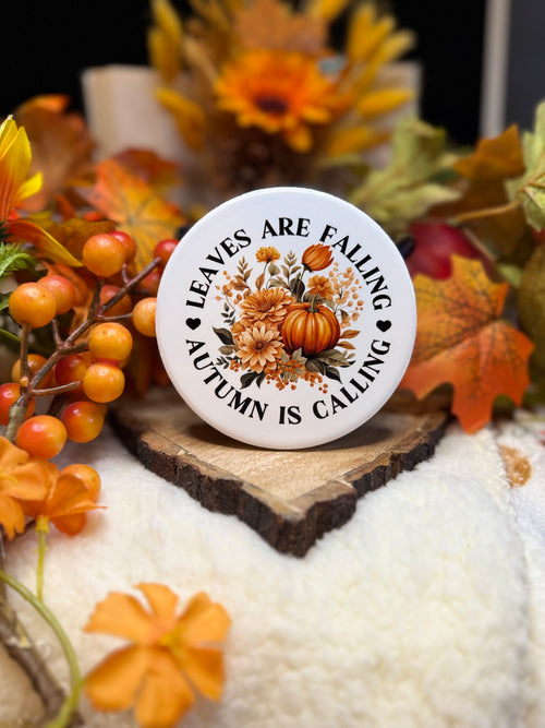 Autumn ceramic coaster