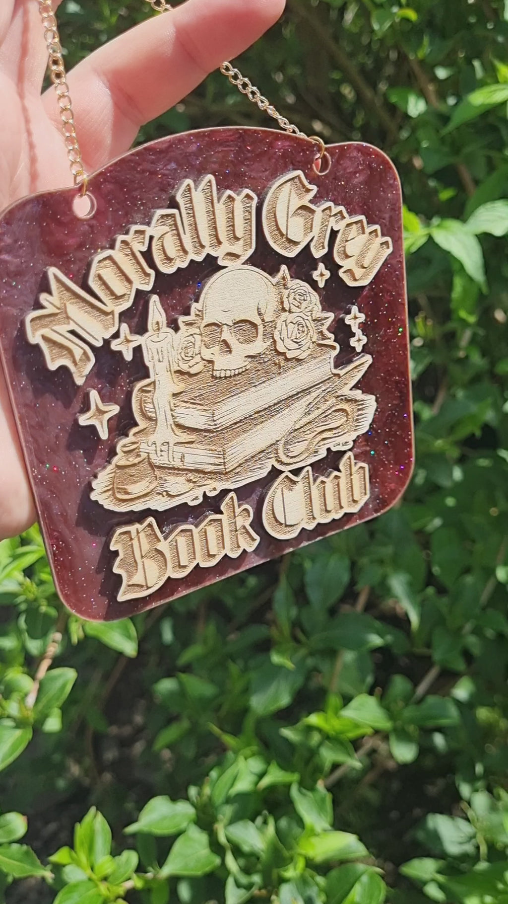 Morally Grey Book Club Ornament