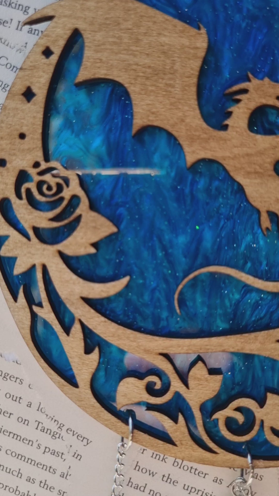 Blue Dragon Ornament