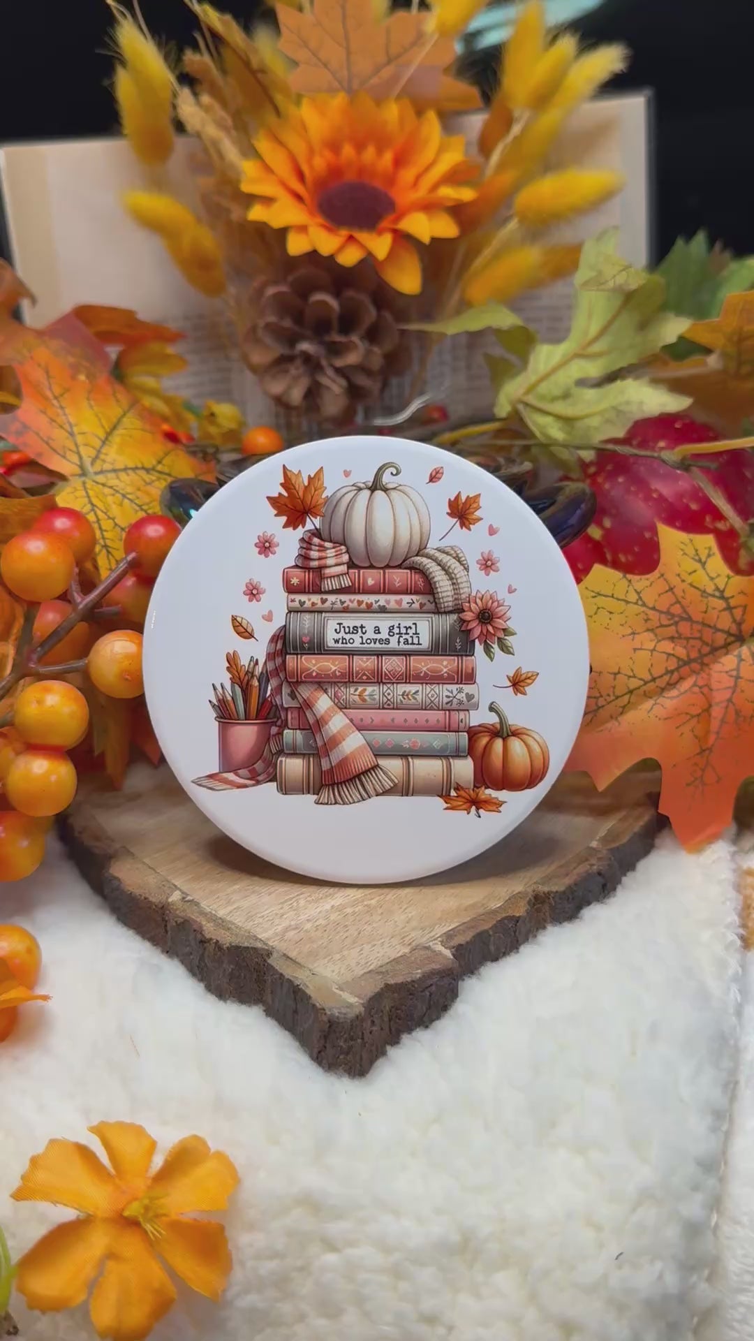Girl who loves fall coaster